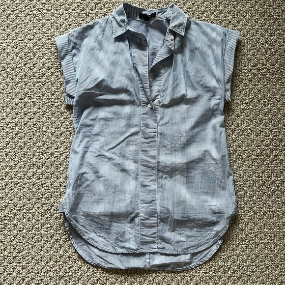 Striped Poplin Shirt - Picture 1 of 1